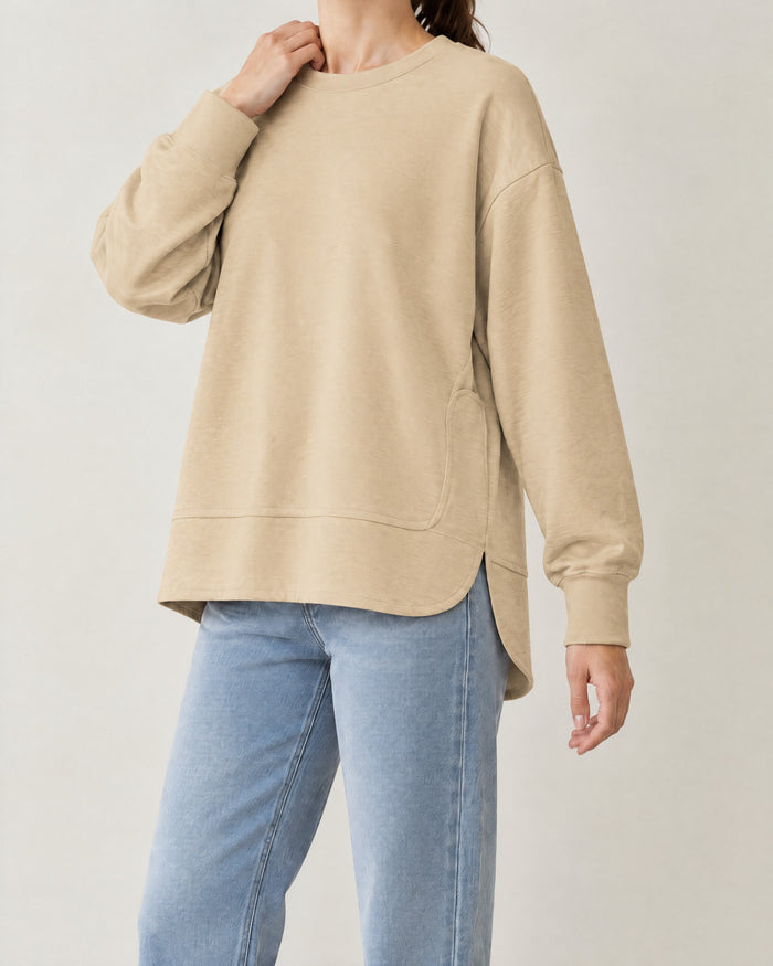 Etek Parçalı Sweatshirt