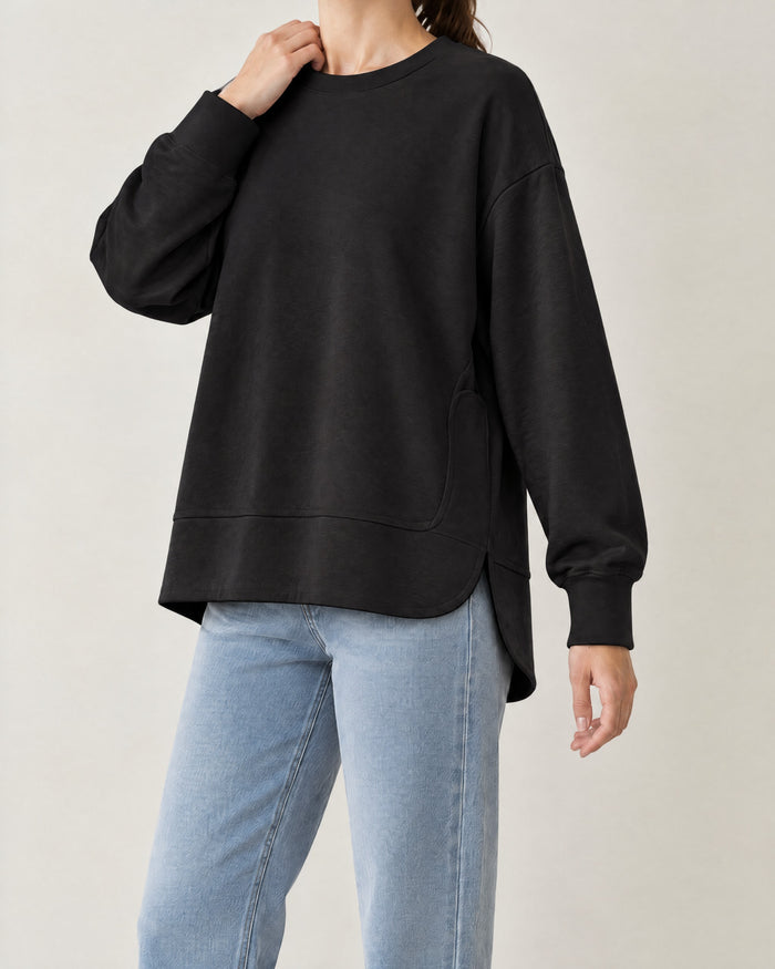 Etek Parçalı Sweatshirt